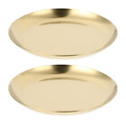 Classy Gold Soap Dish and Mirror Tray Set for Elegant Home Decor