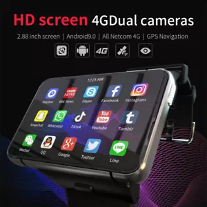 2.88" Large Screen 4G Smart Watch Android Phone Watch 4GB+64GB Fitness Tracker - Picture 1 of 11