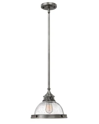 Hinkley 3123PL Amelia 1 Luz Pequeño Colgante Luz Pulida Níquel Antiguo Foto 1 de 4