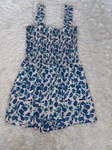 Girls  sz. M floral one pc. romper. Soft, beautiful colors - Picture 1 of 7