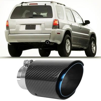 Углеродный двойной выхлопной наконечник из нержавеющей стали 2,5–3,5 дюйма для Mercury Mariner - Изображение 1 из 4