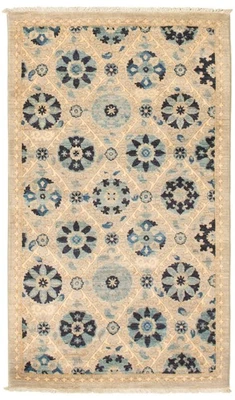 3'0" x 5'2" Hand Knotted Oriental Carpet Traditional Wool Area Rug - Image 1 of 4