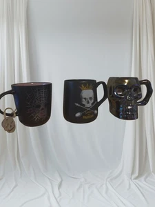 3 Pack Premium Skull Halloween Cups All Very Nice! - Picture 1 of 8