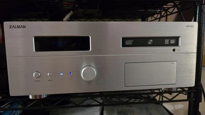 Zalman HD160 Aluminum HTPC Computer Full System Inside, Powers On Works - Image 1 of 4