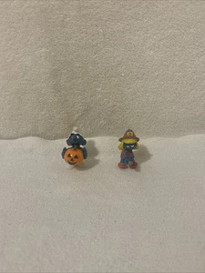 Figuras de Halloween Peyo Schleich de Colección Pitufo con Calabaza 1981 y Bruja Pitufina 1982 - Imagen 1 de 13