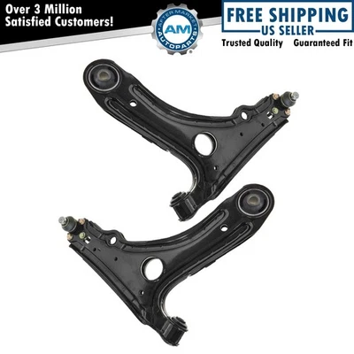 Front Lower Control Arms Ball Joints Pair Set for Volkswagen Golf Jetta Corrado - Image 1 of 4
