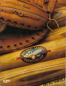 1982  NLCS Program, Baseball, Atlanta Braves @ St. Louis Cardinals - Picture 1 of 1