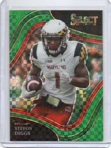2022 Select Draft Football Stefon Diggs quadrati verdi e premi in argento spedizione gratuita - Foto 1 di 2