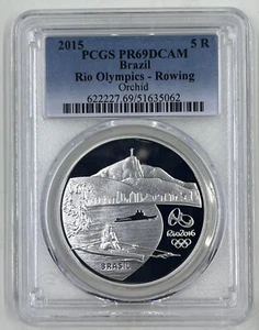2015 5R PCGS PR69DCAM Rio Olympics - Rowing Orchid - Picture 1 of 4