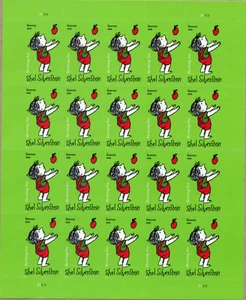 USPS Shel Silverstein "The Giving Tree" Sheet of 20 Stamps - Picture 1 of 1