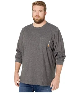 Timberland PRO L36511 Mens Charcoal Base Plate Blended LS T-Shirt Size 3XL - Picture 1 of 3
