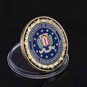 Federal Bureau of Investigation Washington DC Challenge Coin (SHIPS FROM USA) - Picture 1 of 2