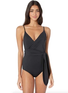 Stella McCartney Black Timeless Basic One-Piece Swimsuit Women's Size XS L70041 - Picture 1 of 3