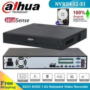 Sistema de CCTV grabadora de audio y video de seguridad Dahua NVR5432-EI 32 canales 32 MP NVR - Imagen 1 de 7