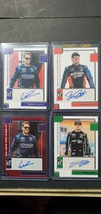2023 Donruss Nascar Auto Lot Landon Cassil, Justin Haley, Brennan Poole + Bonus - Imagen 1 de 5