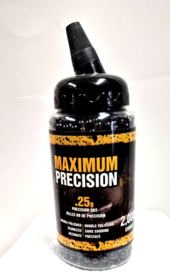 2000 ROUNDS 6mm .25g AIRSOFT BBs GAME FACE SEAMLESS DOUBLE POLISHED - Image 1 of 4