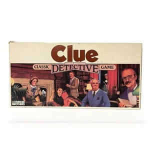 Vintage Clue Parker Brothers 1986 Classic Detective Board Game Complete - Picture 1 of 3