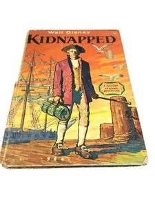 Walt Disney Kidnapped Golden Press 1960 Hardcover Adventure Book Illustrated - Picture 1 of 8