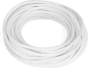 Electric Copper Core Flexible Silicone Wire Cable White 10M 32.8Ft (18AWG 10KV) - Picture 1 of 4