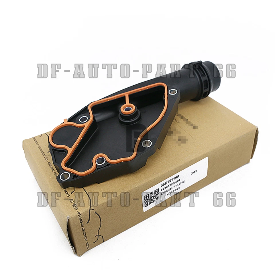 06E121168 Bomba de Agua Termostato Cubierta Carcasa Conector Para Audi A4 A6 2.4 3.2L Foto 1 de 4