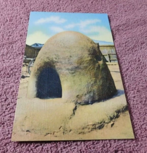 Native American Vintage Postcard Indian Adobe Bake Oven Of The Southwest - Picture 1 of 2
