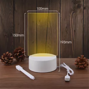 Holiday Light Children Message Board Girlfriend Creative Led Night LightGift - Picture 1 of 10