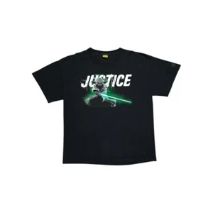 Y2K Star Wars Yoda Justice T-Shirt - Picture 1 of 5