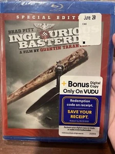 Inglourious Basterds Blu-ray Brad Pitt NEW - Picture 1 of 2