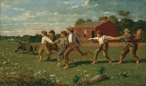 Snap the Whip 1872, Winslow Homer, Art Print Poster 11" x 14" 2122 - Picture 1 of 1