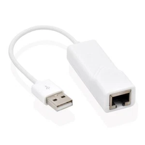 LAN Adapter USB 2.0 Netzwerk Adapter Patchkabel DSL RJ45 Netzwerkadapter weiß - Bild 1 von 4