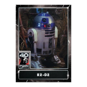 2023 Topps STAR WARS Die Rückkehr der Jedi-Ritter 40. Jahrestag #2 R2-D2 - Bild 1 von 2