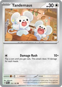 Tandemaus 153/182 Pokémon TCG Paradox Rift - Picture 1 of 1
