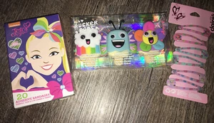 Claire’s Lip Gloss Keychain Backpack Unicorn Clip Hair Jojo Siwa Bandage Lot - Picture 1 of 7