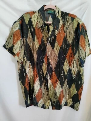 COOGI / Italy Australia-RARE, 100% silk Men Medium Holiday 🎁 Gift. Biggie Cosby - Image 1 of 4