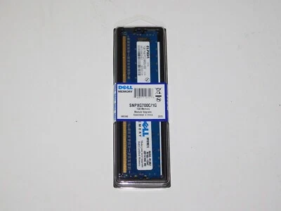 New Dell PC2-6400 1GB DIMM 800 MHz DDR2 SDRAM Memory Module Upgrade SNPXG700C/1G - Image 1 of 3