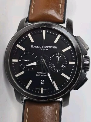 Baume & Mercier Classima XXL Reloj Cronógrafo Automático Suizo 44mm Negro Foto 1 de 4