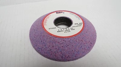 RADIAC 5" X 1" X 1-1/4" DISH GRINDING WHEEL MADE IN USA **2 PACK** - Image 1 of 3