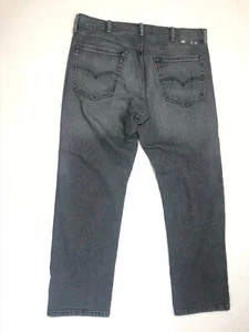 Herren Levi's 505 Regular Fit Schwarz Jeans Hose 38 x 30 Hose Red Tab Levi - Bild 1 von 11