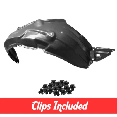 Front Passenger Side Fender Liner w/ Clips For 2007-2011 Toyota Yaris T0125119 Foto 1 de 4