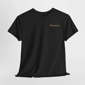Malevolence Grim Reaper with Scythe Halloween Gothic Style T-Shirt - Picture 1 of 20