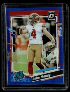 2023 OPTIC BLUE /199 RATED ROOKIE 289 Jake Moody San Francisco 49ers - Picture 1 of 1