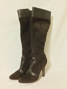 Cole Haan halbhohe Damenstiefel aus Leder mit hohen Absätzen Größe 9B - Bild 1 von 10