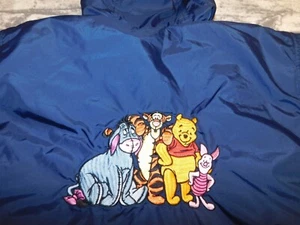 VTG DISNEY WINNIE THE POOH JACKET REVERSIBLE BOMBER WINDBREAKER BOYS GIRLS S 5 6 - Picture 1 of 14