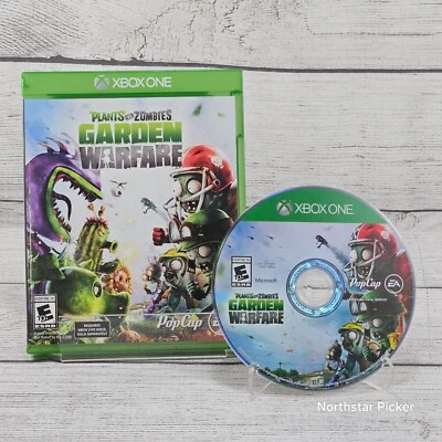 Plants vs. Zombies: Garden Warfare (Xbox One, 2014) Estuche, Cubierta y Disco | Probado Foto 1 de 3