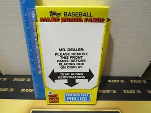 1981 PHILA. PHILLIES TOPPS BASEBALL SUPER HOME TEAM 5X7 PHOTO CARDS 36 PACK BOX - Picture 1 of 5