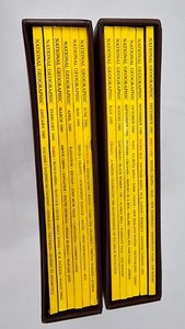 1989 National Geographic 12 Magazines Complete Set & Slipcover/ January-December - Foto 1 di 4