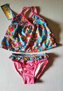 Wetsuit Club By Candlesticks Girls 2 Pc Swimsuit**Sz 6/6X**NWT - Picture 1 of 2