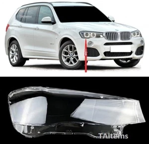 RIGHT HEADLIGHT LAMP GLASS LENS FOR BMW X3 F25 2014-2017 FACELIFT - Picture 1 of 8