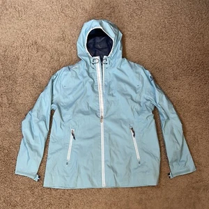 Decathlon Mens Large Blue Rain Jacket Waterproof Yacht Club Tribord Quay - Picture 1 of 6