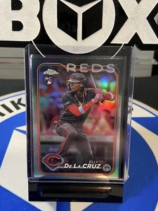 2024 Topps Chrom Elly De La Cruz Rookie Refraktor RC #44 CINCINNATI ROT - Bild 1 von 2